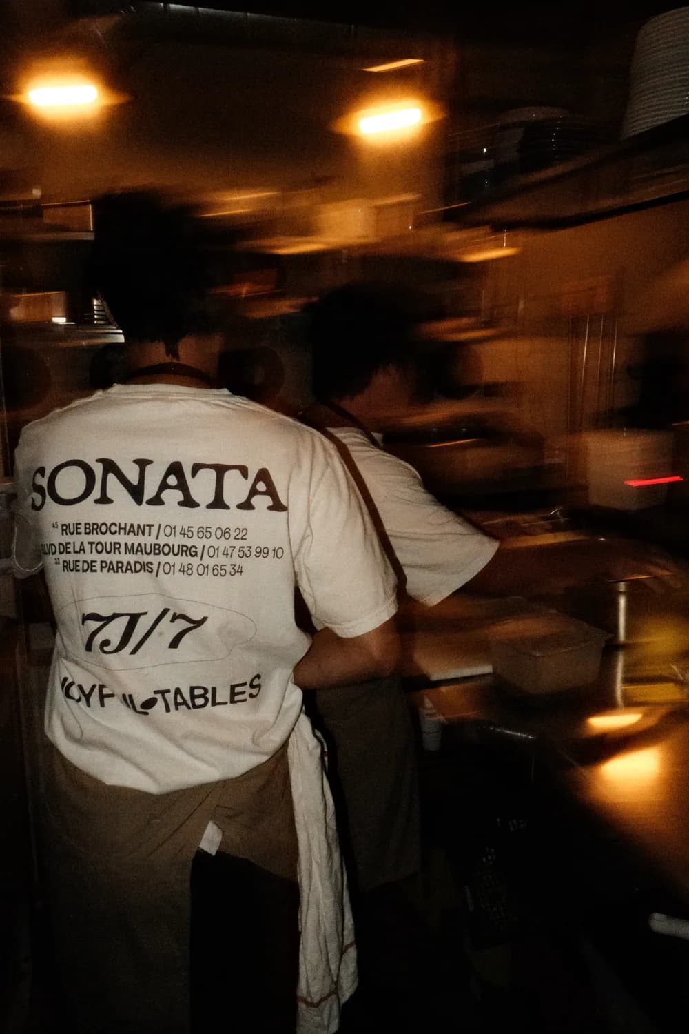Le mouvement du service en cuisine